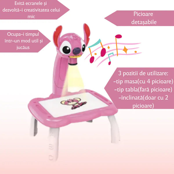 Masa Proiector Artă pentru Copii